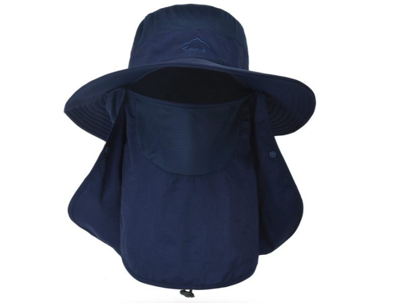 Men Sun Hat Wide Brim Bucket Hats Outdoor Fishing Hiking Cap UV Protection