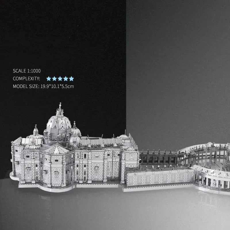 3D Metal Assembly Model Diy Puzzle Notre Dame De Paris