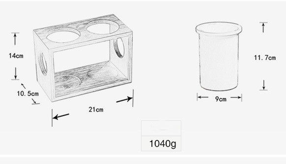 Korean Hollow Chopstick Tube Double Tube