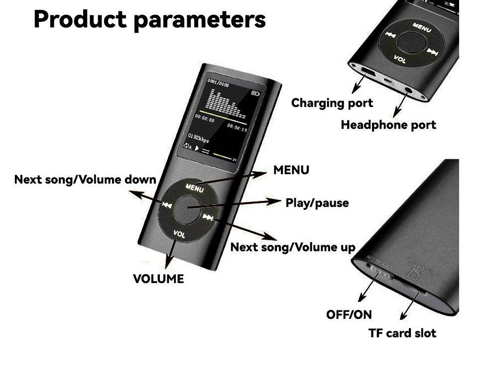 PTN NEW MP4 Player 16GB Clearance Clearance