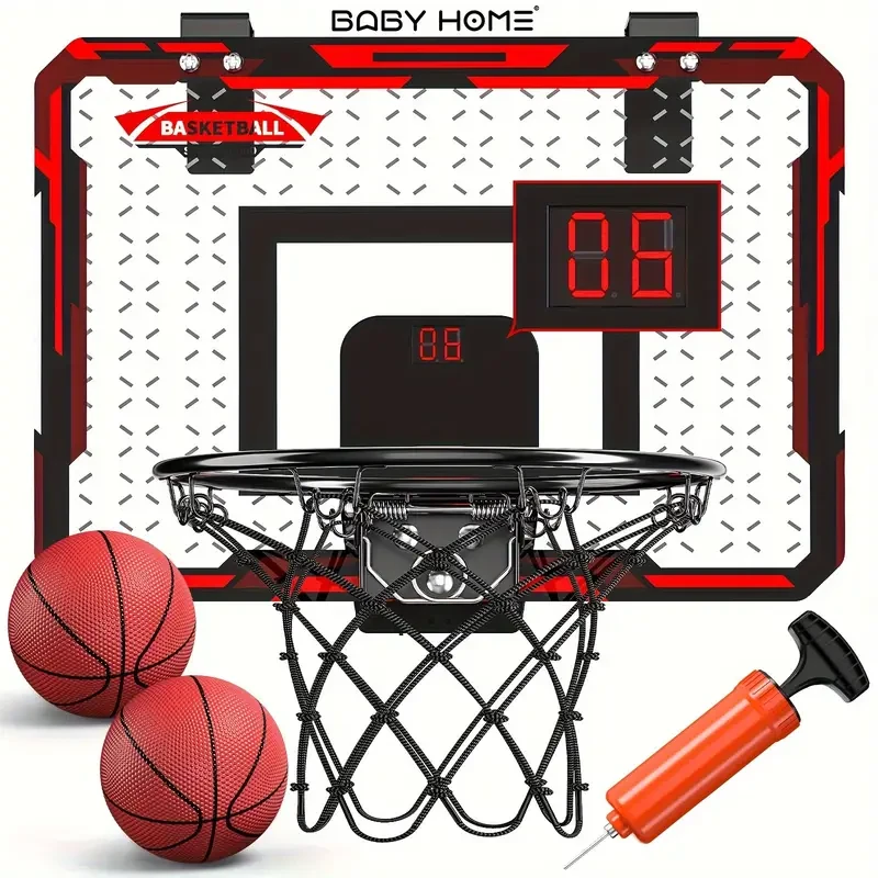 Indoor Basketball Hoop For Kids, Door Room Basketball Hoop, Mini Basketball Hoop With 2 Balls, Basketball Toys sea and beach accessories