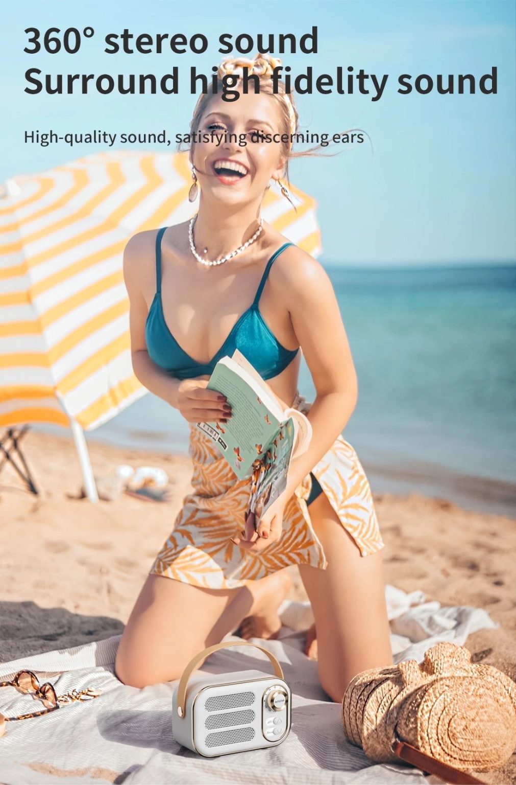 Bluetooth Speakers - Retro Radio Designs- Rechargeable - FM Radio