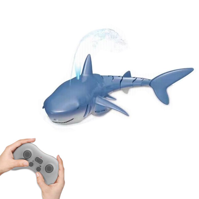 Smart RC Shark Whale Spray Water Toy