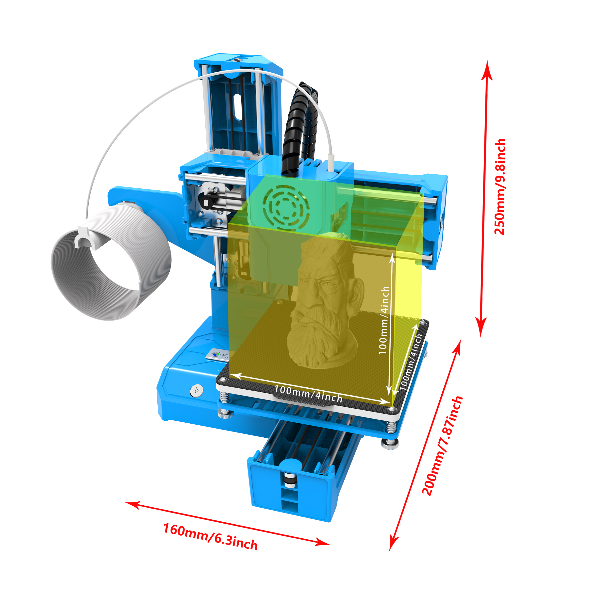 EasyThreed K9 Mini 3D Printer  Entry-Level, Easy-to-Use 3D Printing Solution