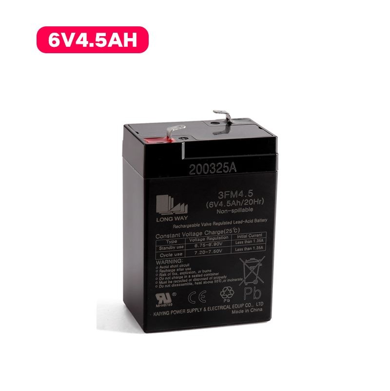 6V 4.5AH Rechargeable Battery