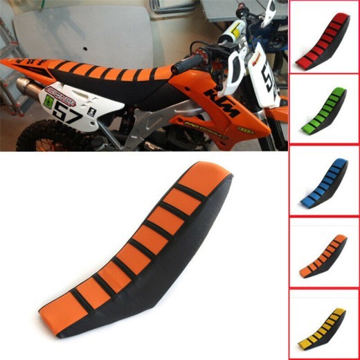 Off-road Motorcycle Seat Cover Double Seat Bag PVC Cushion