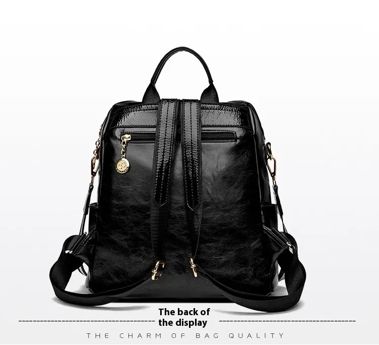 Rhinestone Backpack Female Personality Female Large-capacity Backpack8