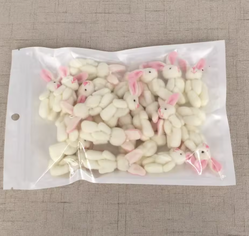 20PCS 4.5CM Rabbit , 4CM Panda , Cute Small Animal Dolls For Plush Toy Accessoreis