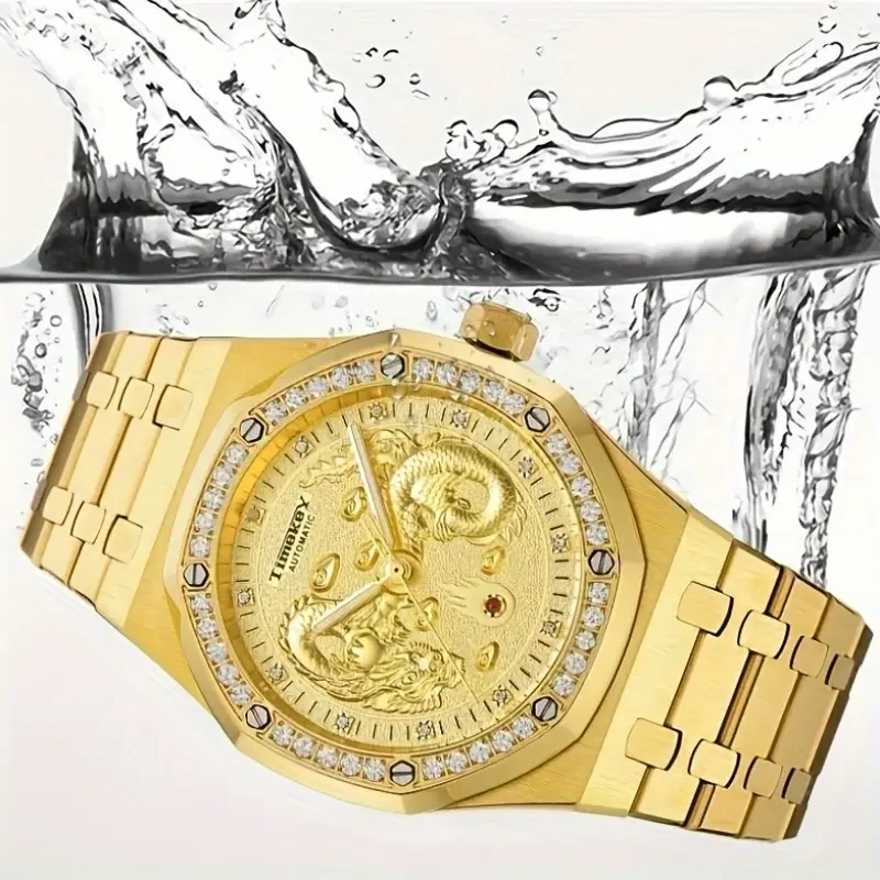 Timekey Luxury Stainless Steel Automatic Mechanical Watch