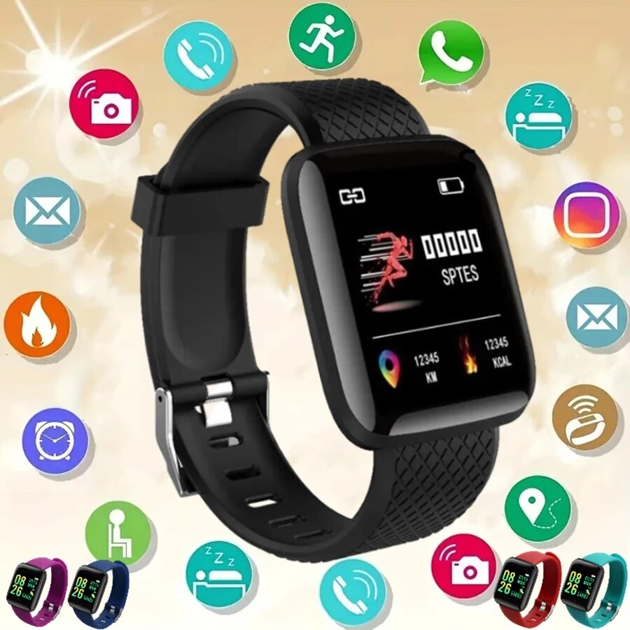 D13 Multifunction Smartwatch - Message Reminder, Music Control, Sport Tracking, and Alarm Clock