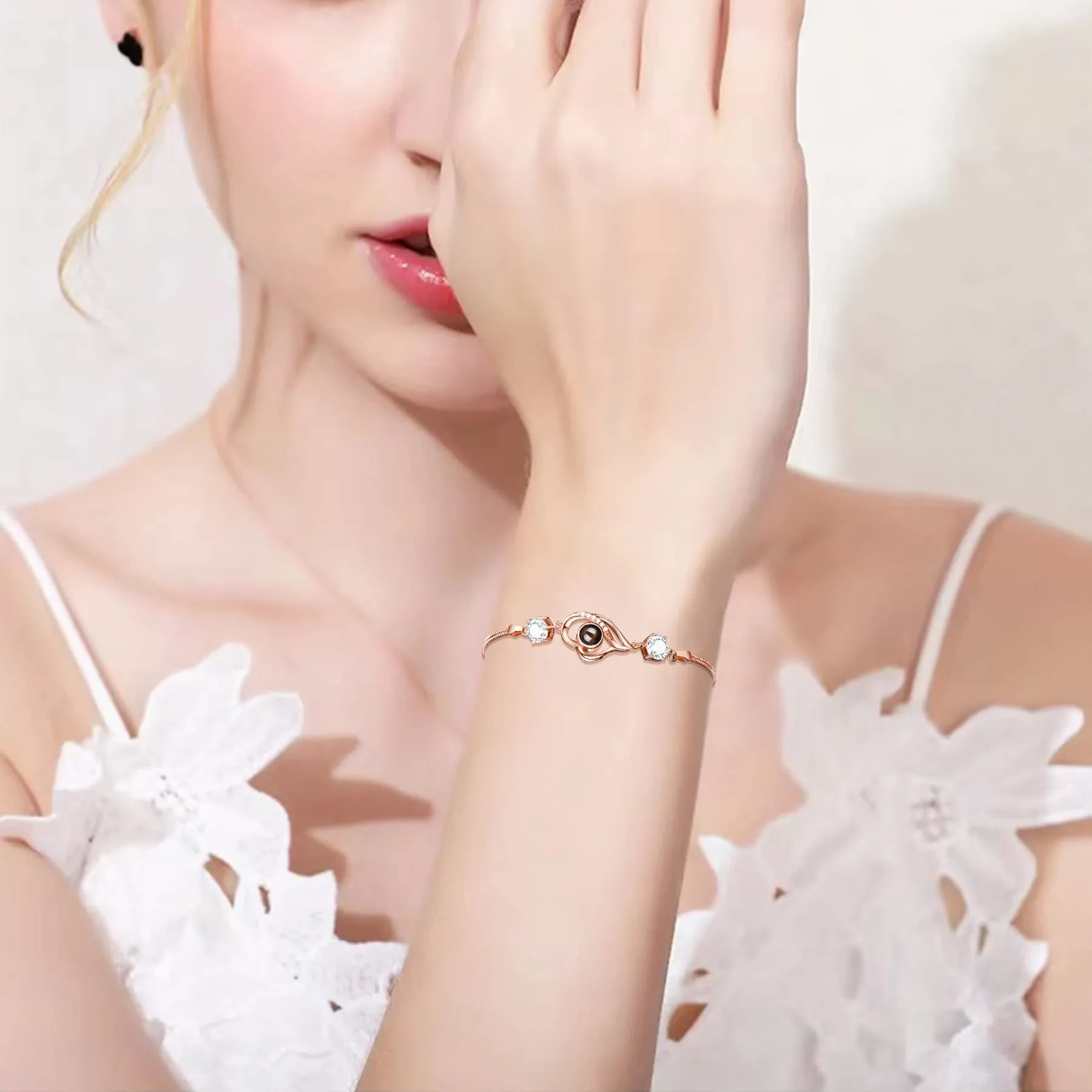 I Love You Nano Projection Bracelet Languages