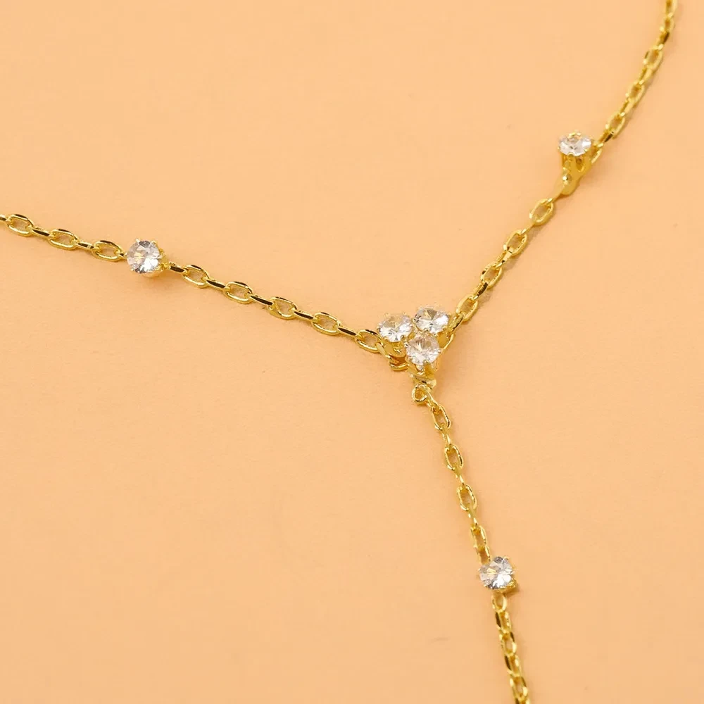 Rhinestone Mitten-type Bracelet Women's Simple