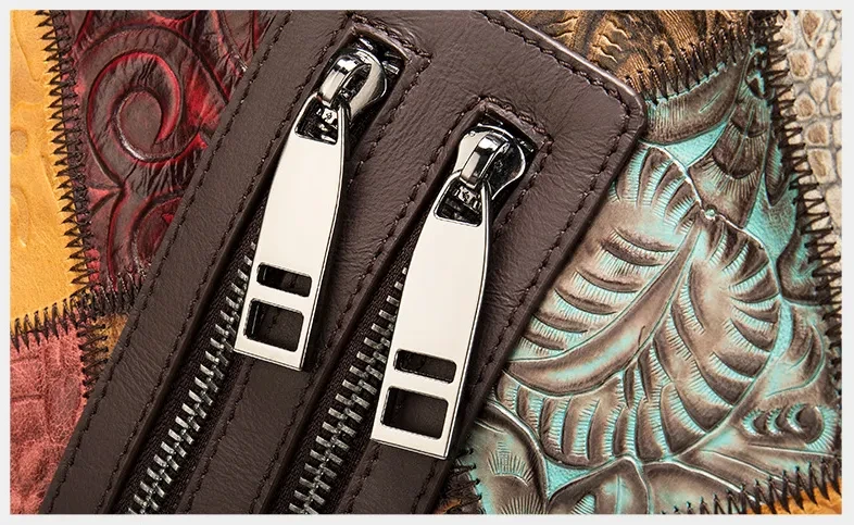 Ethnic National Style Ladies Leather Backpack