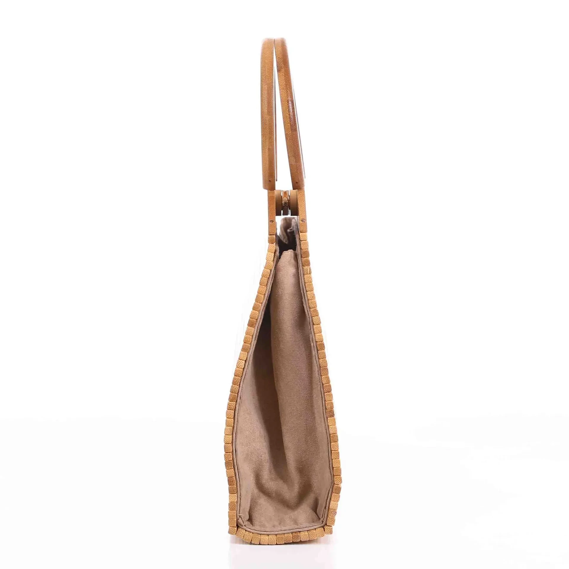 Bamboo Hand-woven Clutch Bag Natural Bamboo Bag Handbag