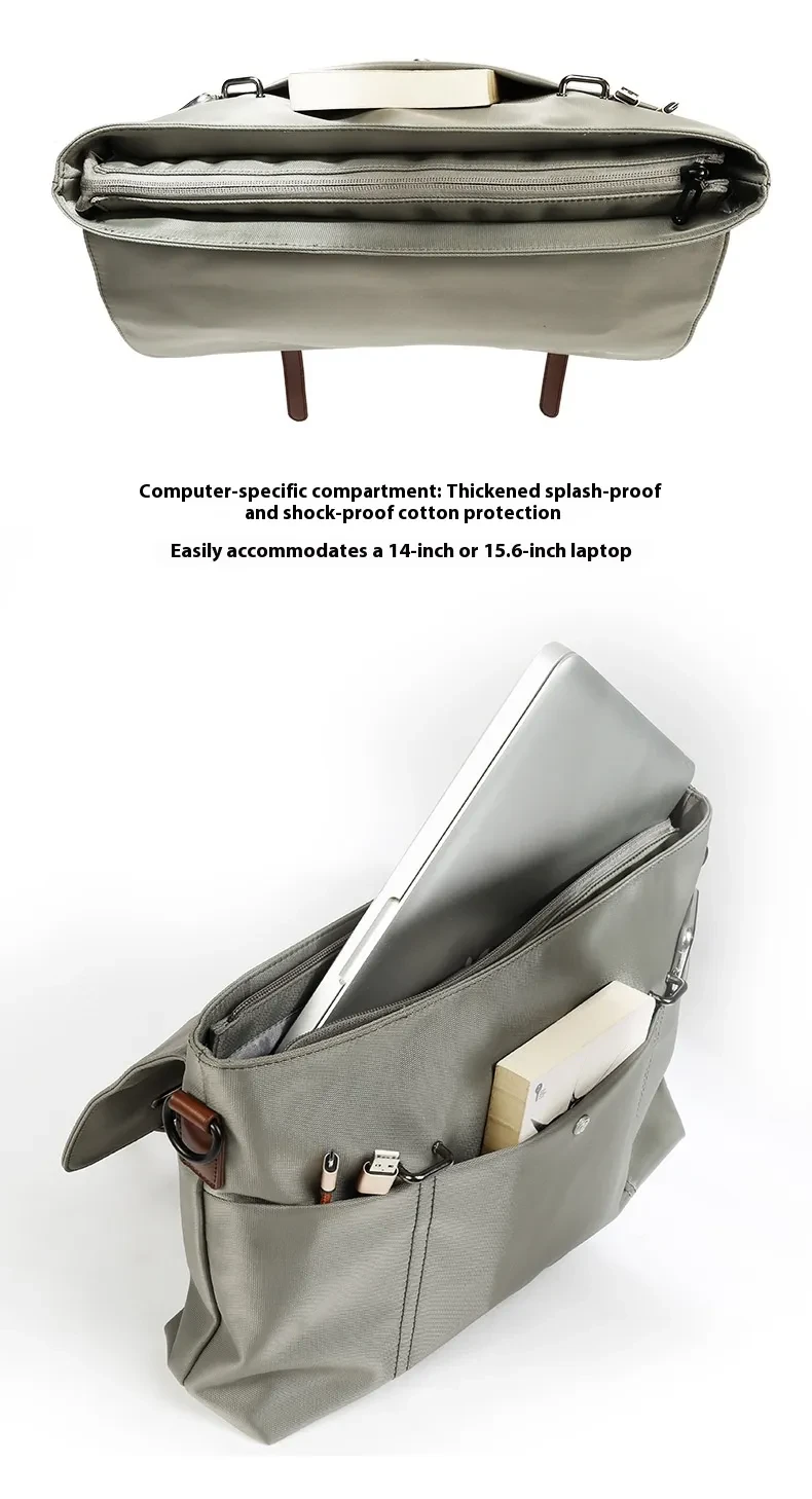 Men's Portable Casual Canvas Shoulder Bag