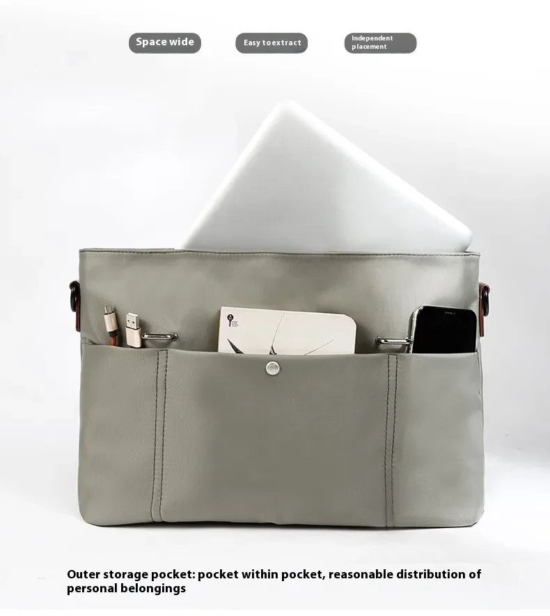 Men's Portable Casual Canvas Shoulder Bag