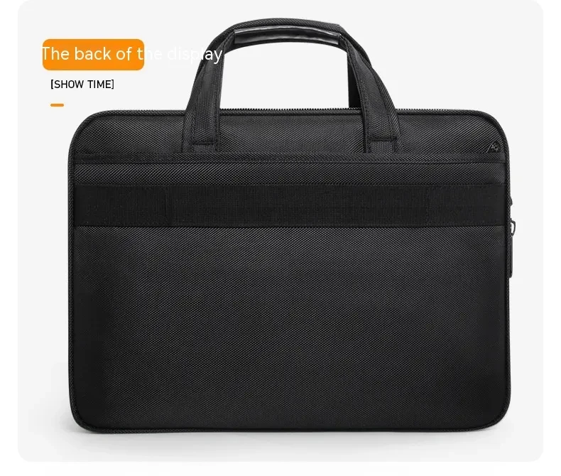 Large Capacity Briefcase Men's Business Canvas Portable