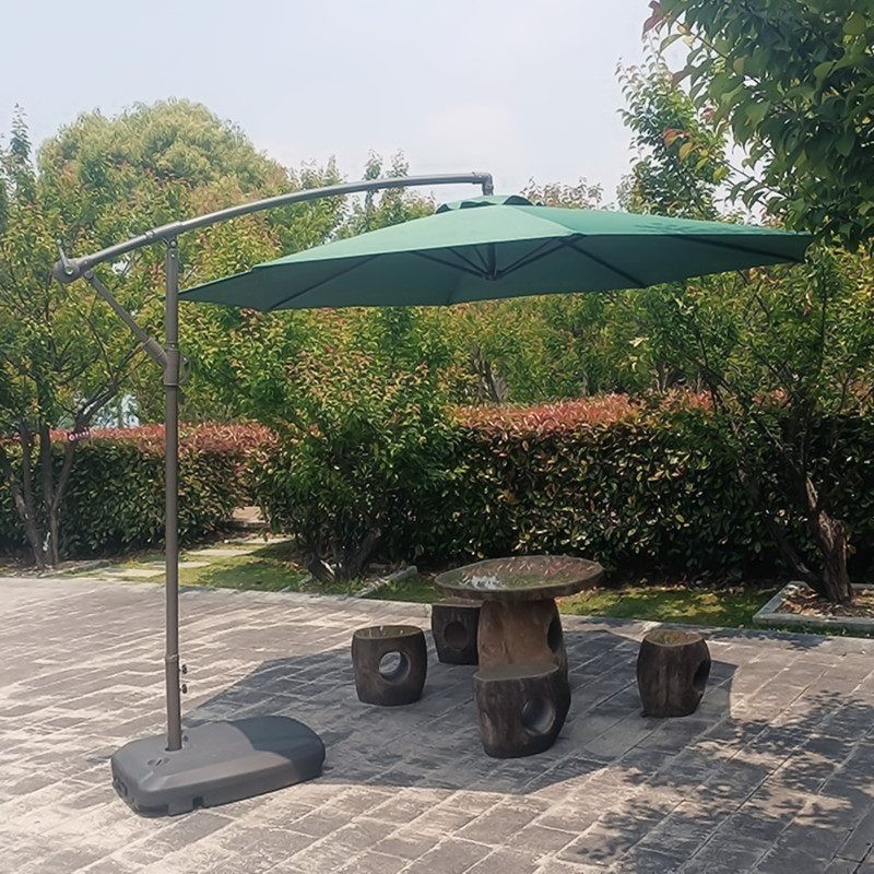 3m Outdoor Patio Umbrella Thickened PU Coated Umbrella Large Rain & Sun
