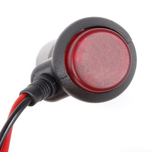 Car cigarette lighter power cord