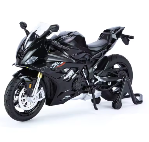 1:12 2023 S1000RR M Version Racing Motorcycle Model Diecast Alloy Metal Cross-country Motorcycle Model Sound Light Kids Toy Gift