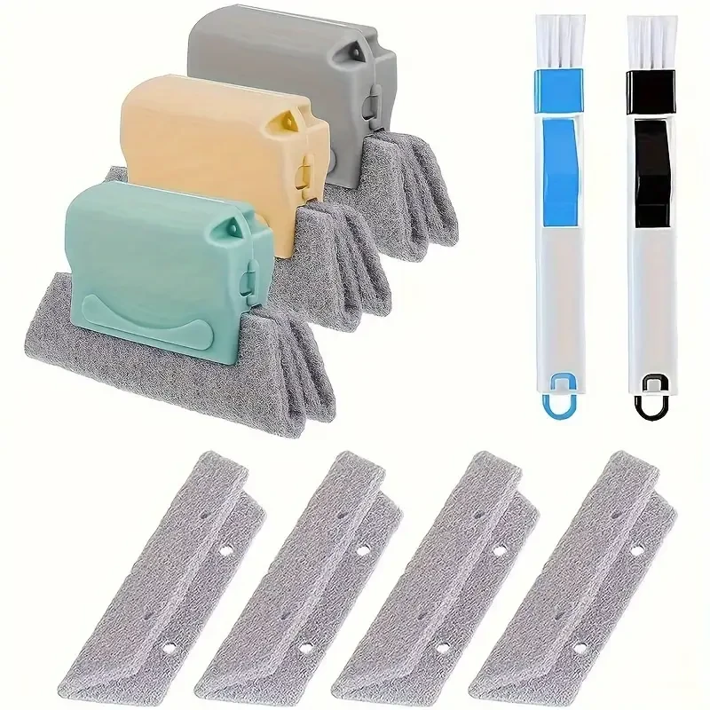 8pcs Window Track Cleaning Brush Set
