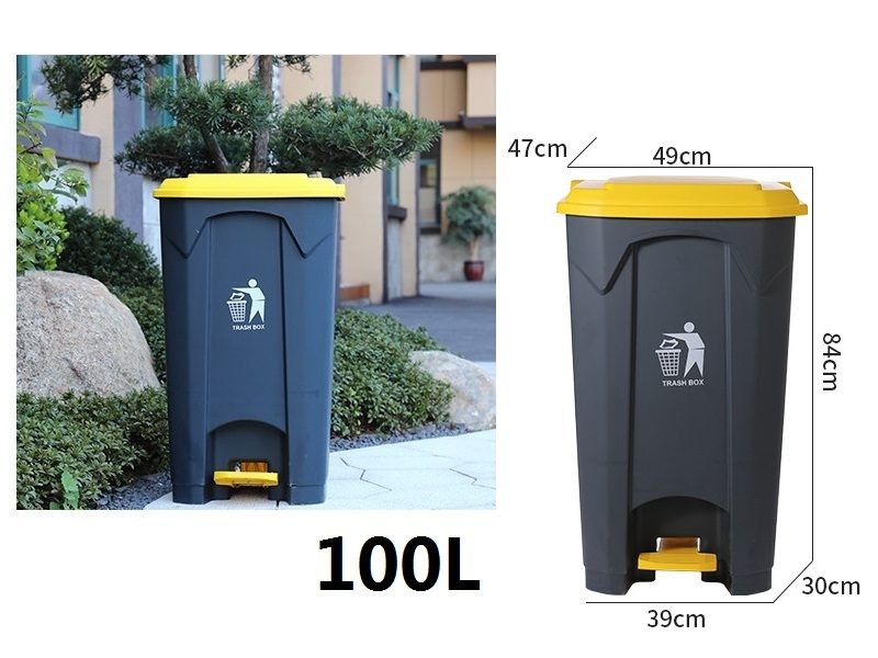 100L Padel Waste Bin