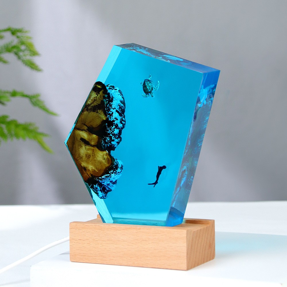 Ocean Micro Landscape Real Handmade Resin Crafts