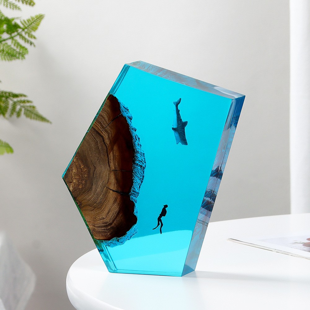 Ocean Micro Landscape Real Handmade Resin Crafts