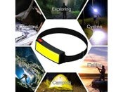 COB LED Headlamp Headlight Flashlight Head Torch Work Light Lamp Rechargeable