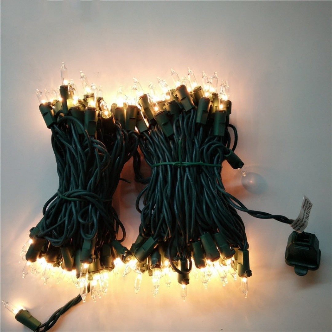 110v Christmas Day Light Traditional Tungsten Filament Bubble Lighting Chain