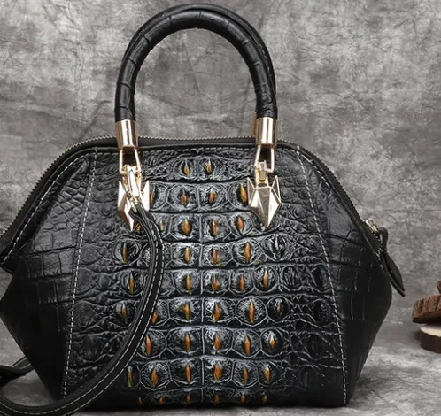 Handmade retro female bag leather crossbody bag