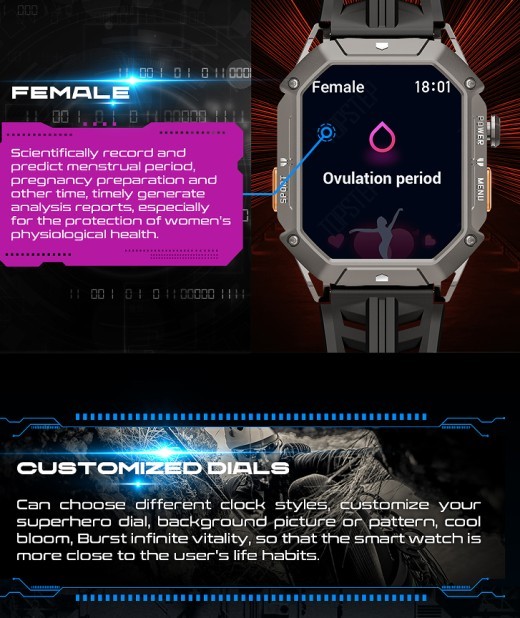 OUKITEL BT80 Sports Watch