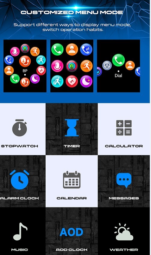 OUKITEL BT80 Sports Watch