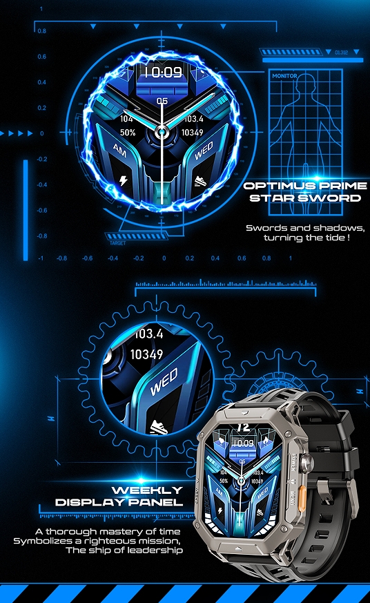 OUKITEL BT80 Sports Watch