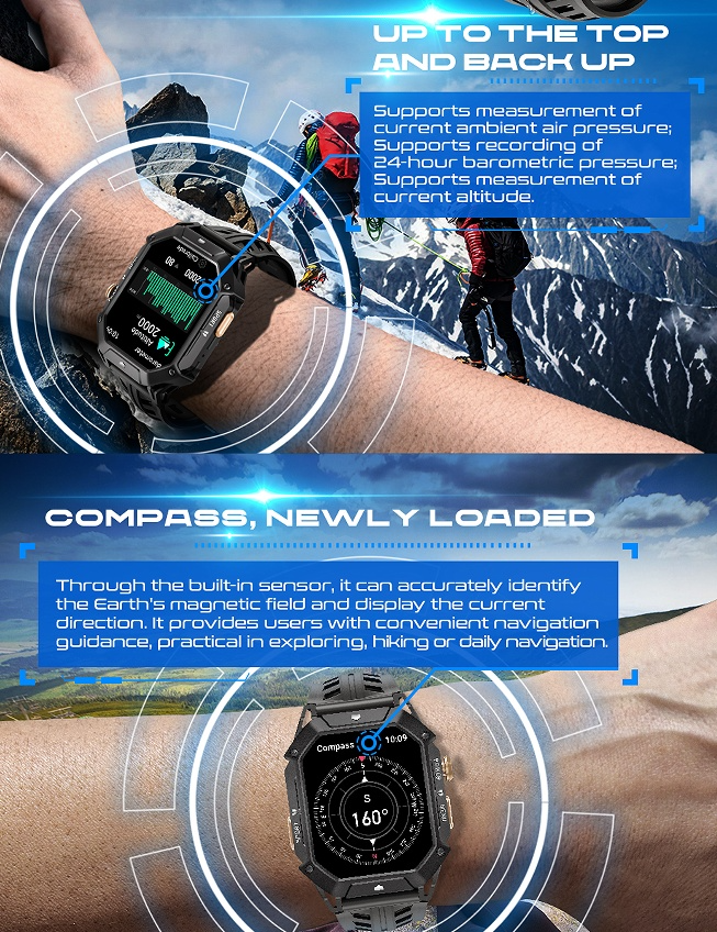 OUKITEL BT80 Sports Watch