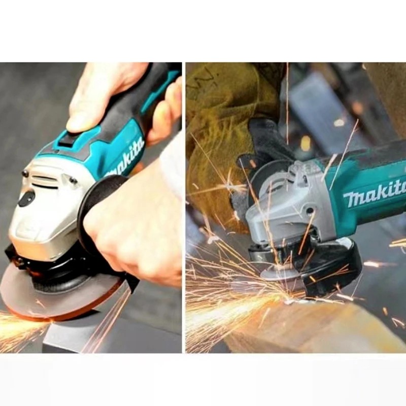 Makita 18V 125mm DGA404 Brushless Angle Grinder - Rechargeable Cutting and Polishing Machine