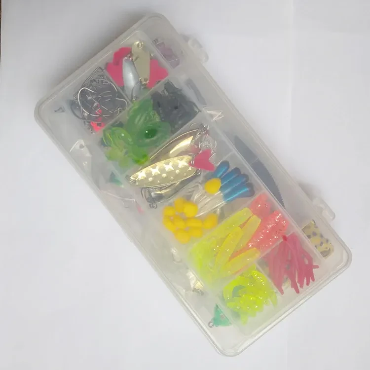 Lure Suit 142 Pieces With Fishing Pliers Hard Mino Sequins
