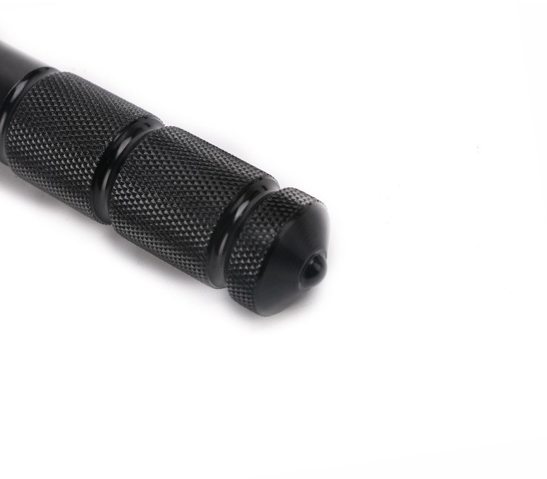 2pcs Universal Motorcycle Parts Passenger Footpegs Anti-slip Rear Pedal Black