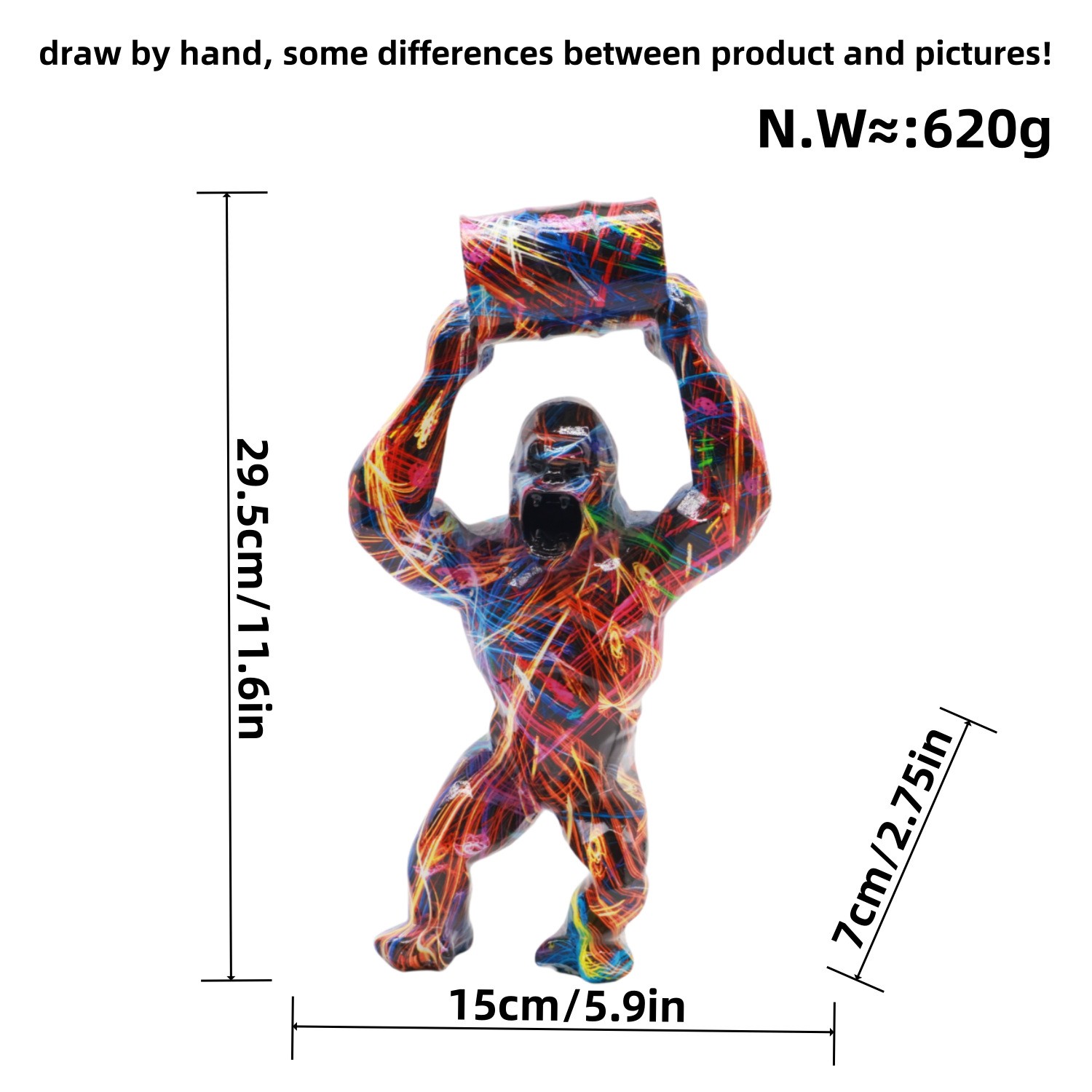 Large Orangutan Decoration Home Creative