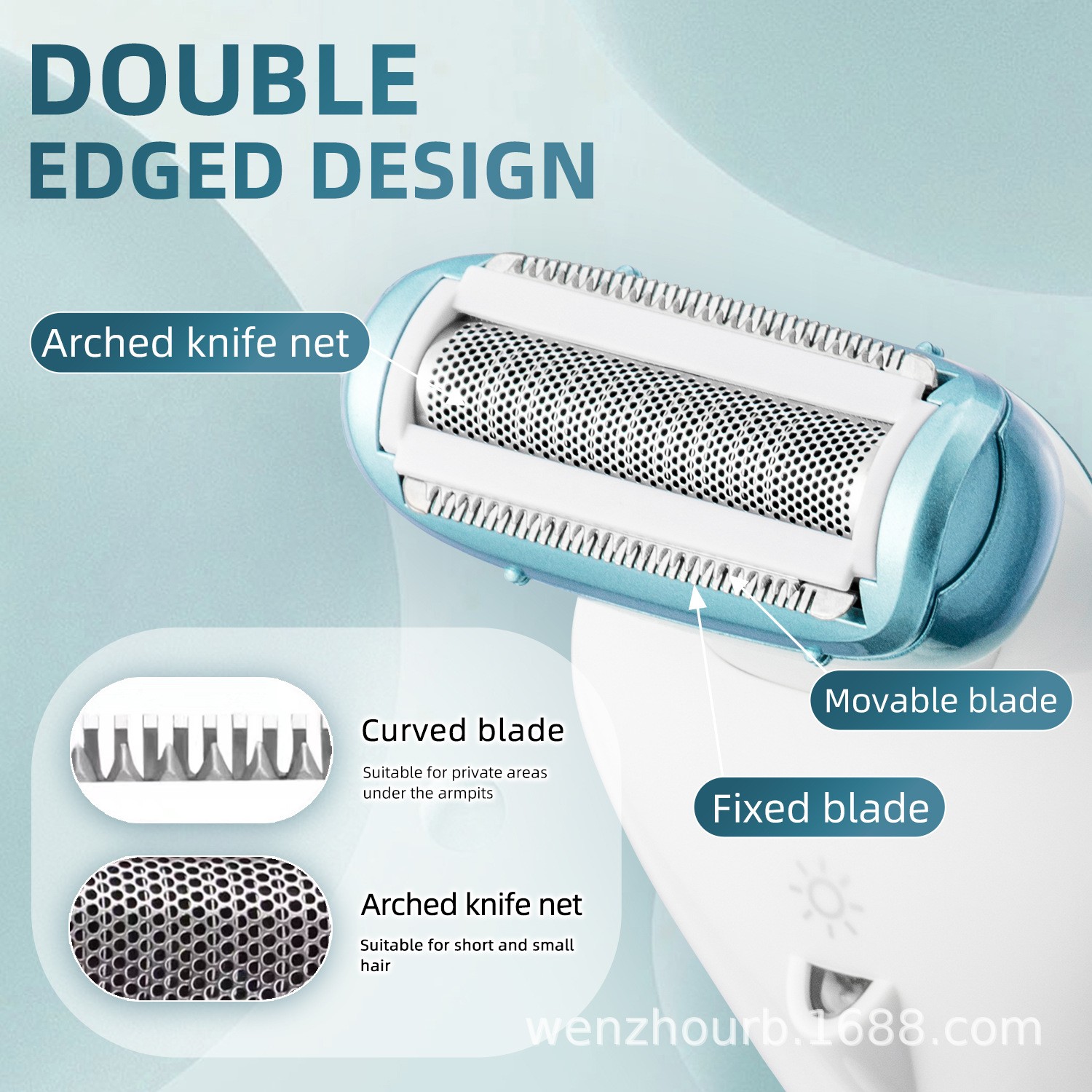 Women's Electric Depilator Private Parts Armpit Hair Trimming Multifunctional Digital Display Waterproof Shaving