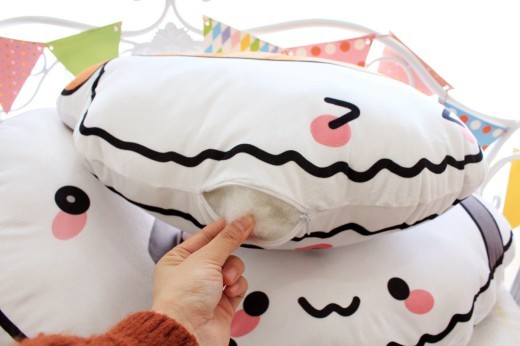 Salmon Cushion Plush Toy