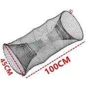 Durable Folding Crab Cage - Reusable Spring Fishing Trap Net for Easy Catching