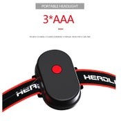 Cob Headlamps Headlight 5W White Light AAA Bateray