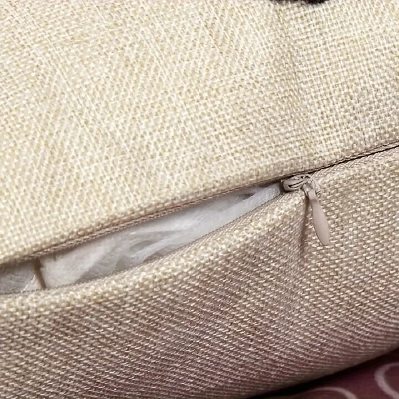 18x18 Inches Durable Linen Gustav Klimt Artistic Print Cushion Cover  Vintage Style with Beautiful Woman Design