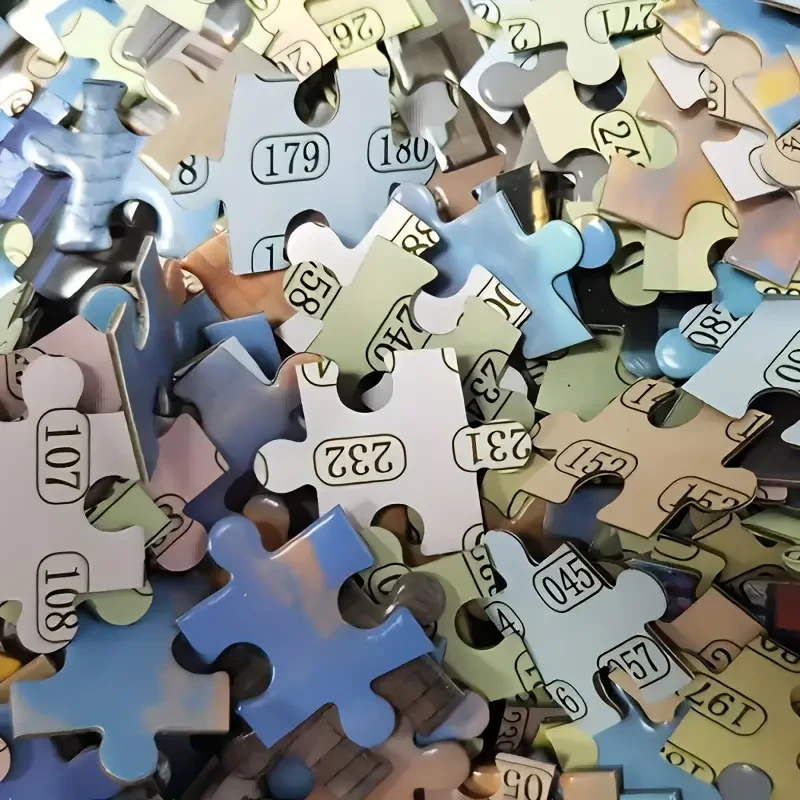 1000pcs Adult Oil Painting Puzzle  Classic Artwork & Fun Family Game