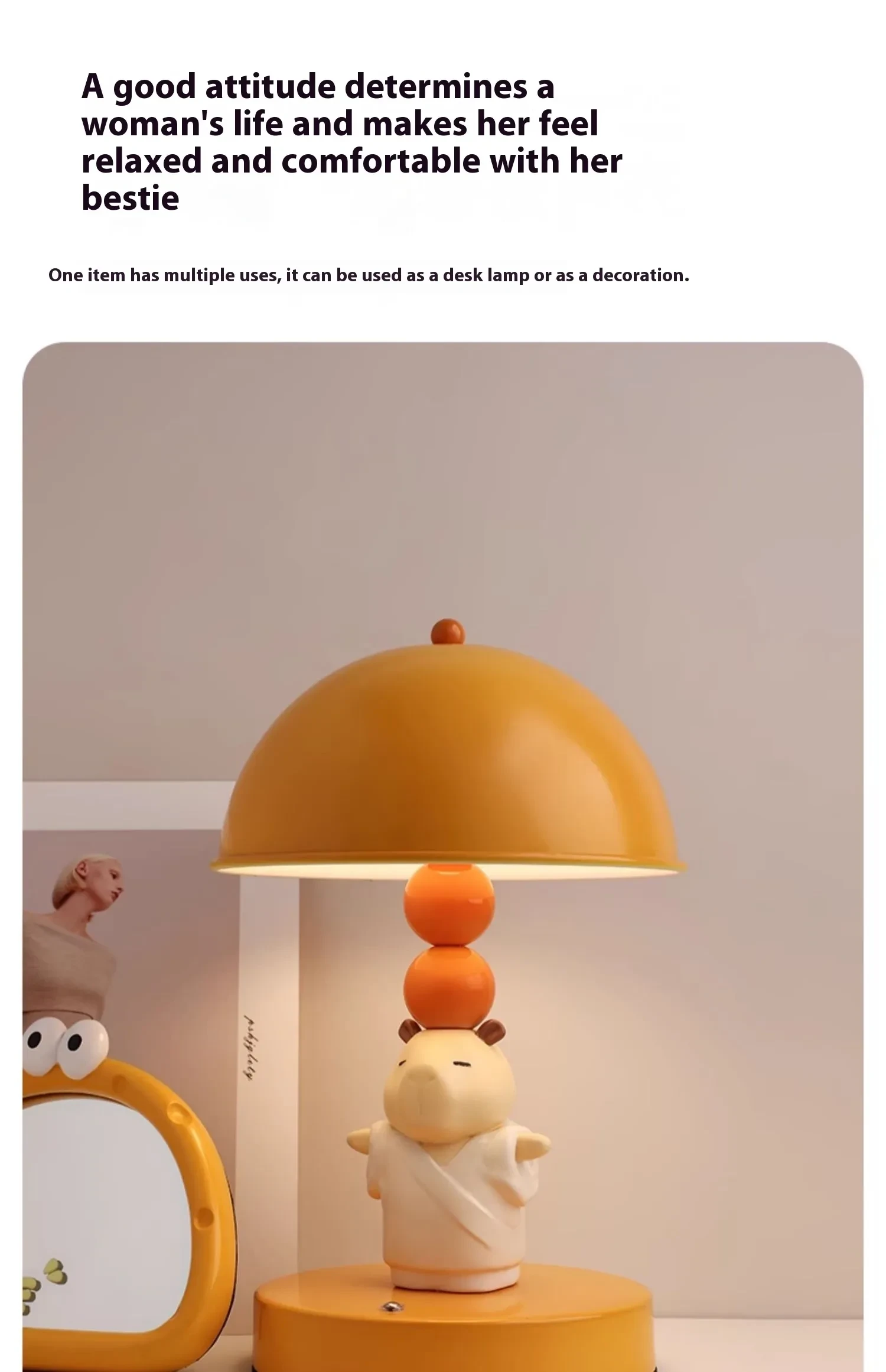 Cute Kappabala Bedroom Table Lamp