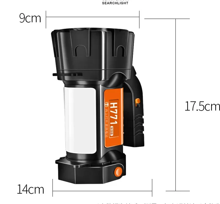 Multifunctional strong light portable lamp