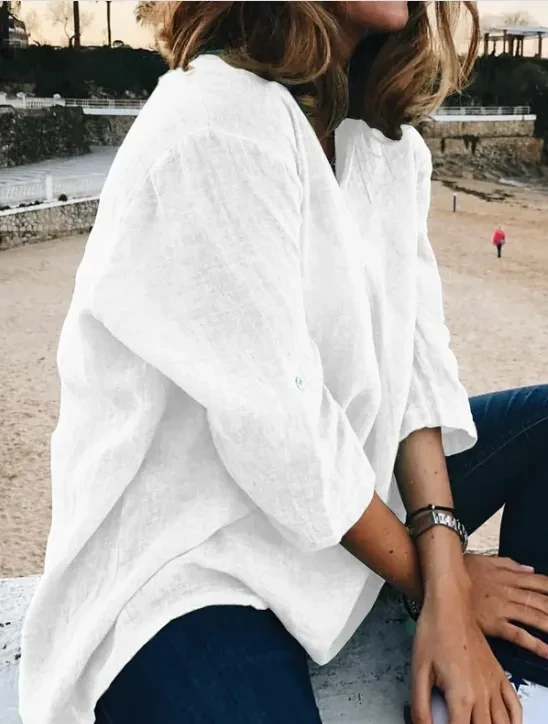 Super comfortable linen linen top