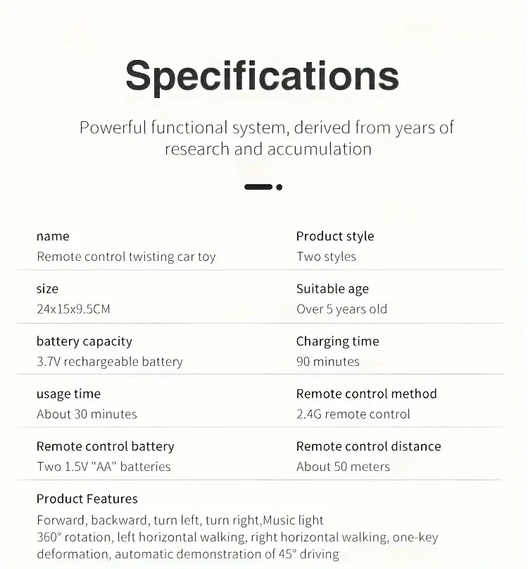 TurboDrift 4WD Gesture Controlled RC Car  Dual-Side Rotating Off-Road Vehicle with LED Lights & Music