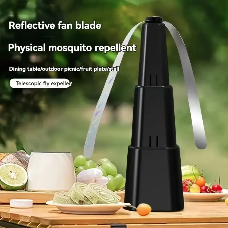 Battery-Powered Portable Fly Repellent Fan Ideal for Indoor and Outdoor Use